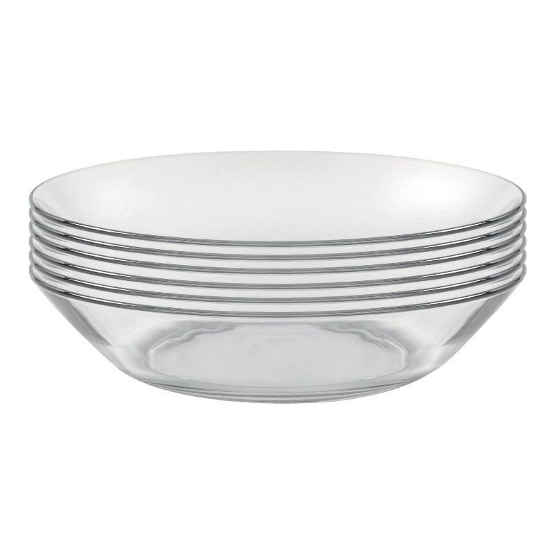 16pc Porcelain Marshall Dinnerware Set White - Elama