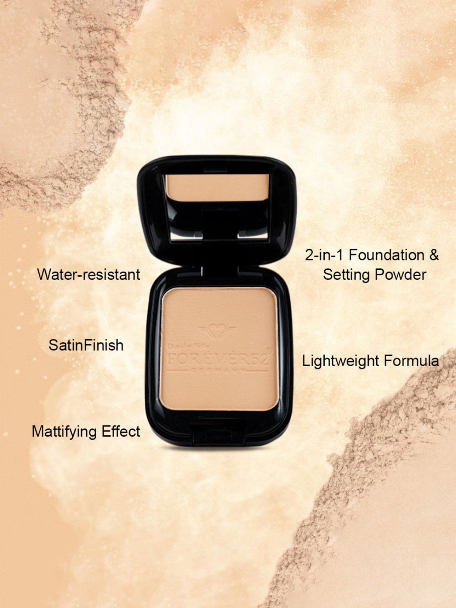 Daily Life Forever52 Wet & Dry Compact Powder Caramel - 12 gm