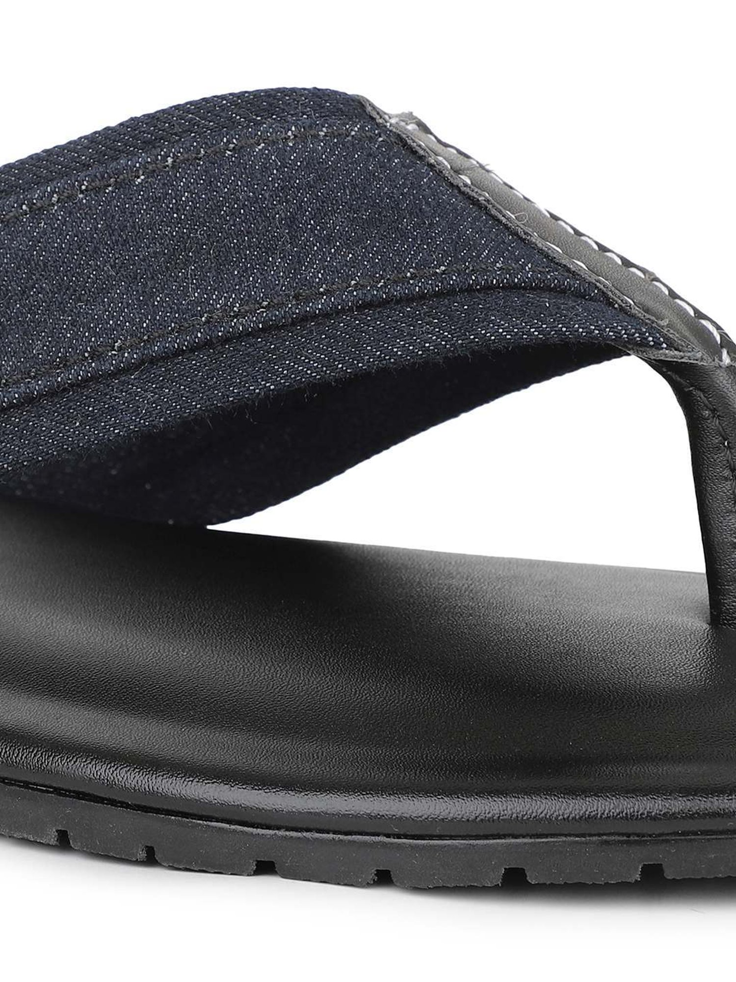 Privo by Inc.5 Men's Black Thong Sandals