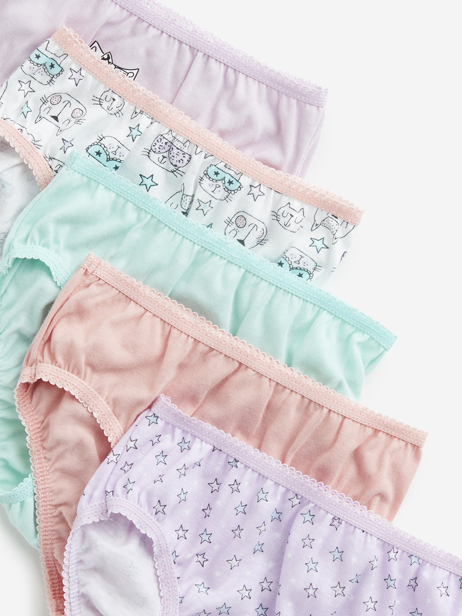 Y&F Kids by Westside Beige Printed Cotton Briefs - Pack of 5