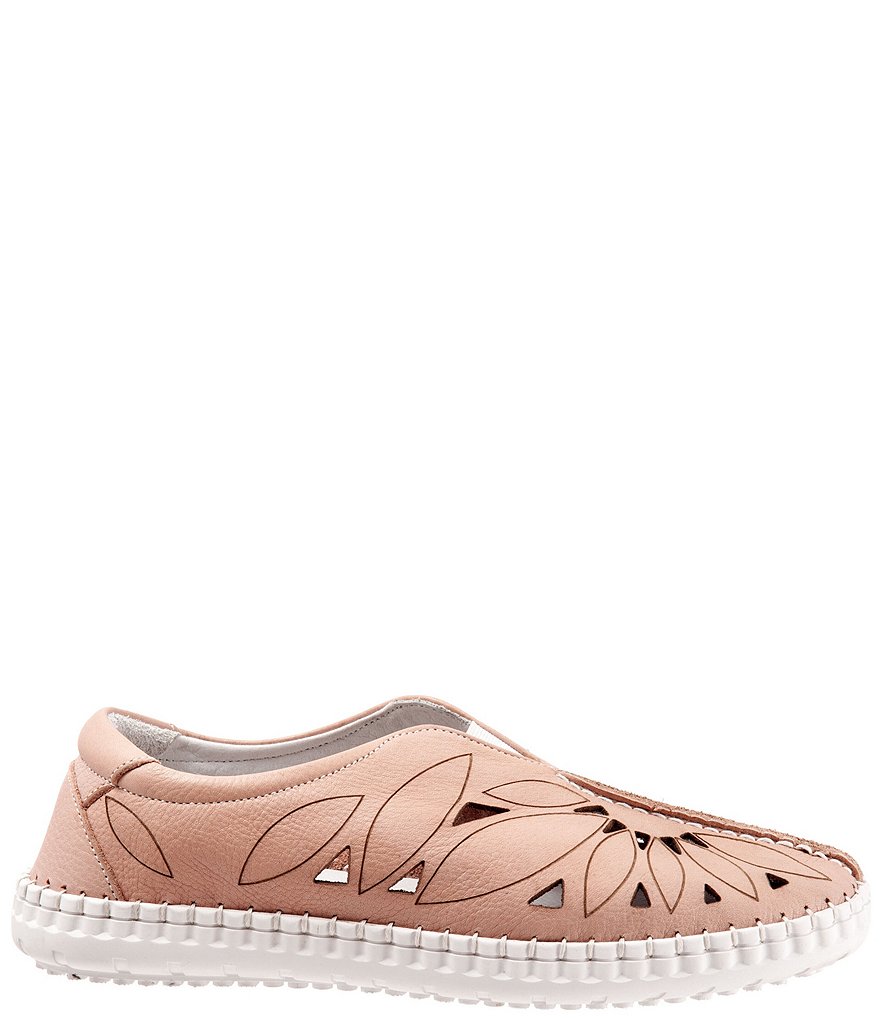 Bueno Labella Floral Laser Cut Slip-Ons