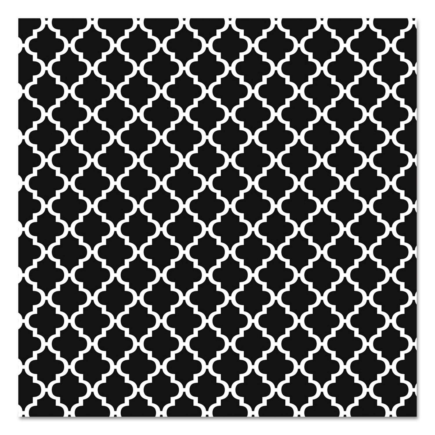 Fadeless 48X50 Classic Moroccan Blk And White Design Roll 55855