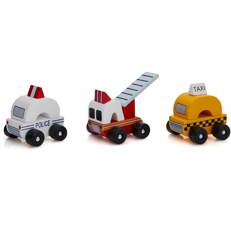 FAO Schwarz Wooden Vehicles 3 pack