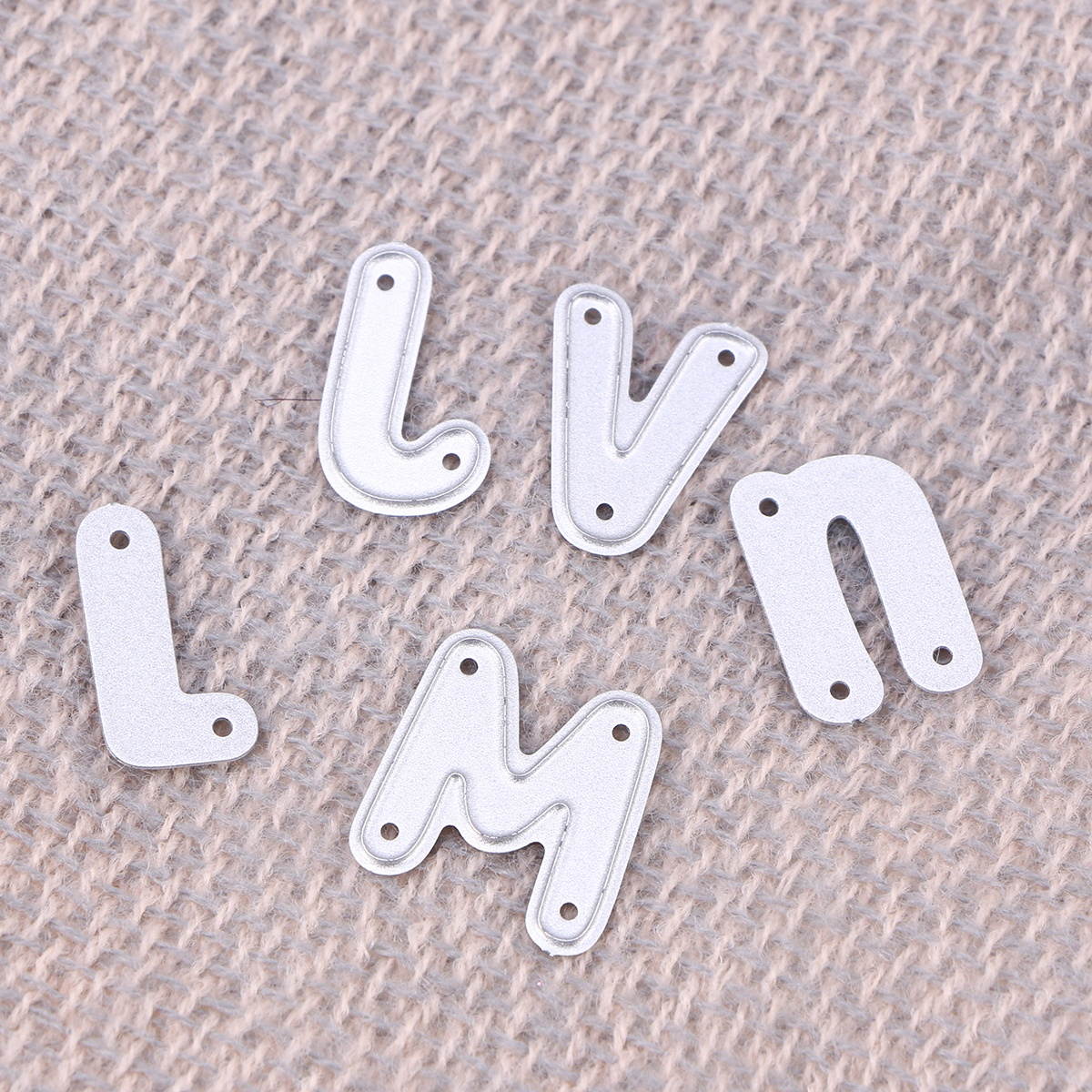 Alphabet Cutting Dies 26 Letters Stencil TemplateMetal Embossing Stencil for Album Scrapbooking
