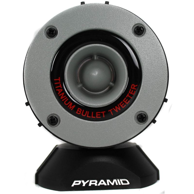 Pyramid 3.75" 300W Super Car Audio Horn Bullet Aluminum Tweeters (4 Pair)