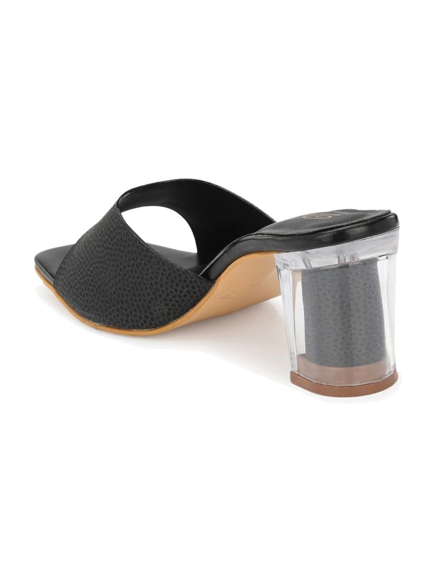 Delize Women's Black Casual Sandals