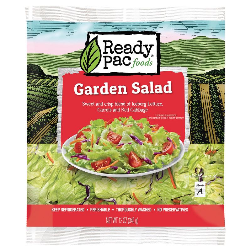 Ready Pac Foods Garden Salad Kit - 12oz
