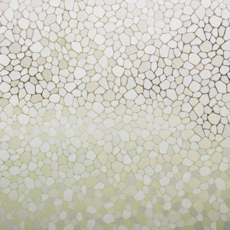 Brewster Pebbles Door Privacy Film Light Tan