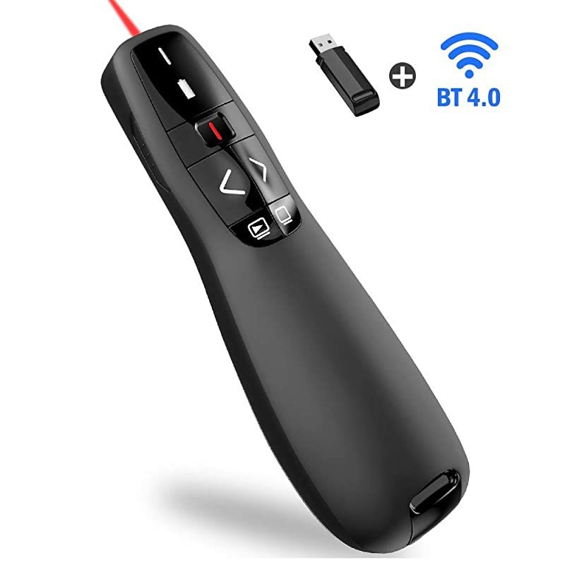 Wireless Presenter Remote  RF 24GHz USB Presentation Remote Control PowerPoint Presentation Clicker for KeynotePPTMacPC