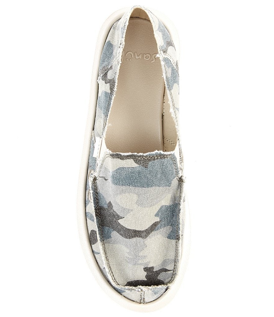 Sanuk Women's Donna Camo Print Slip-On Shoes