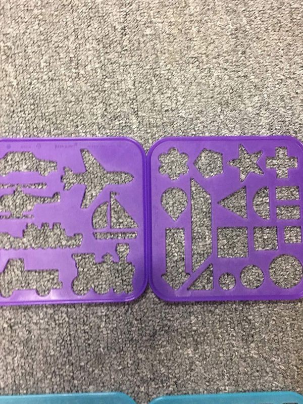 Tuppertoys Stencil Art Set 1987 Craft Hobby Toy