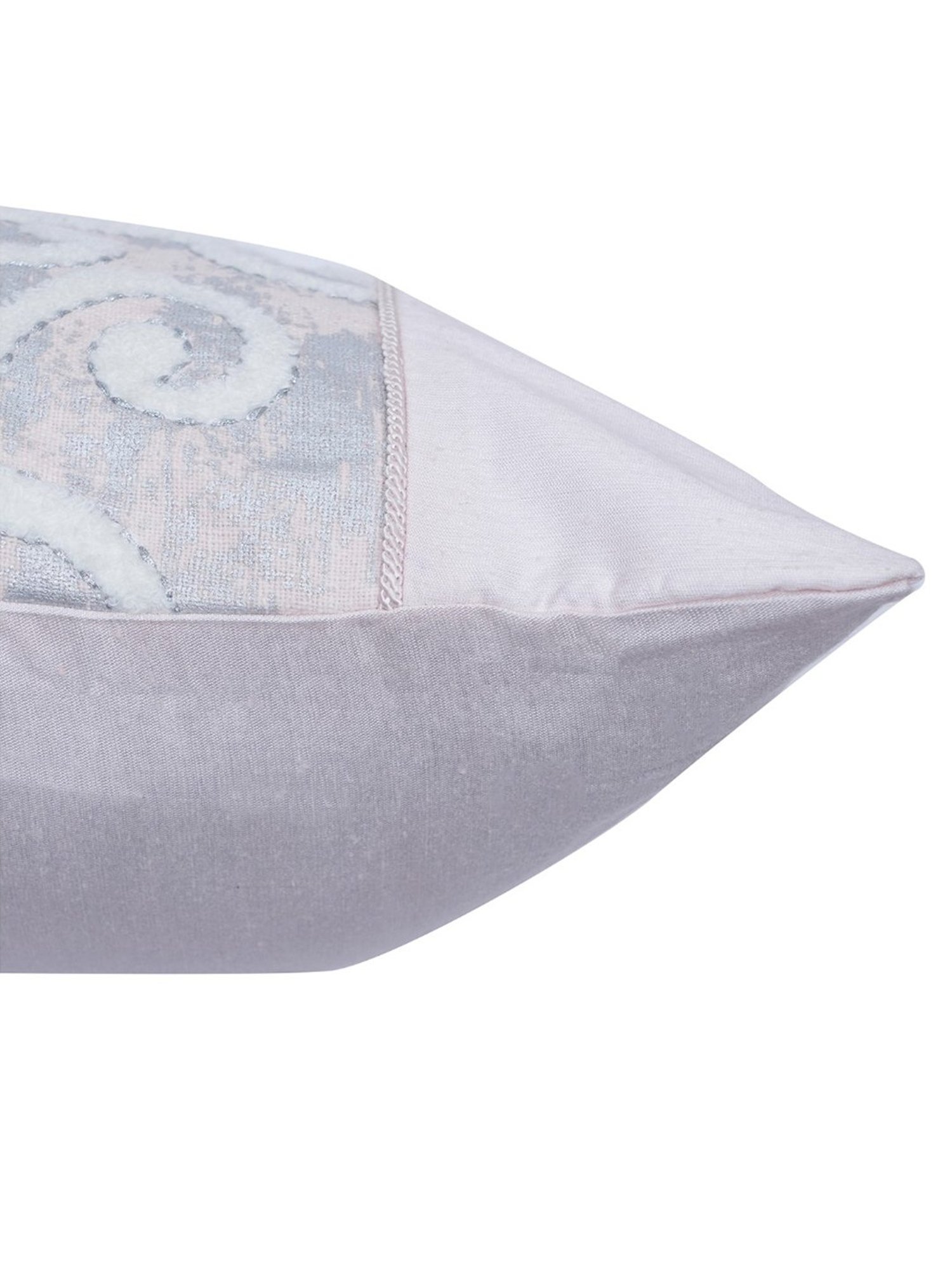 Maspar Vintage Tranquil Essence Folio Fiction Embroidery Peach Viscose Medium Cushion Cover