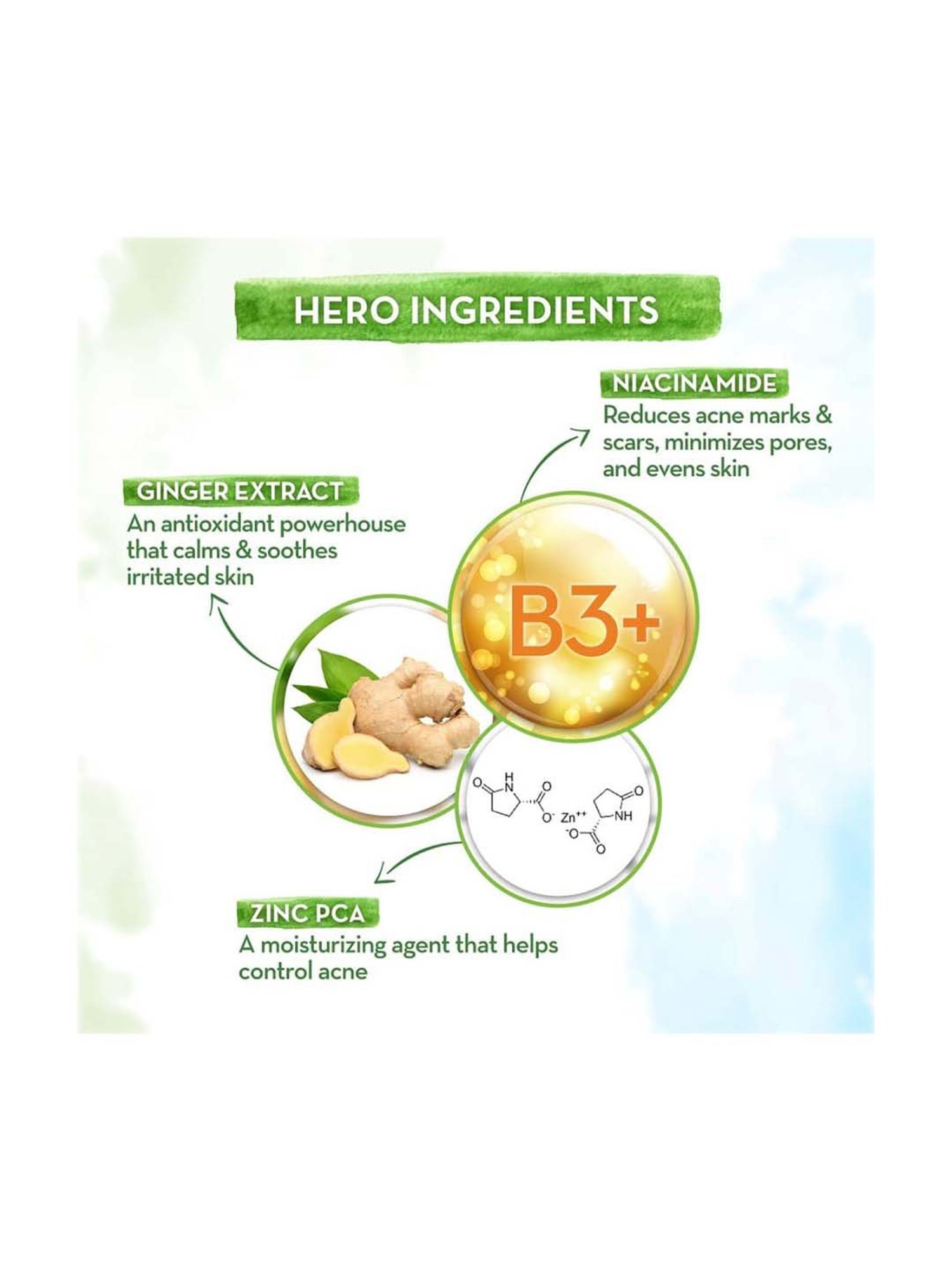 Mamaearth Niacinamide and Ginger Extract Skin Correct Face Serum - 15 ml