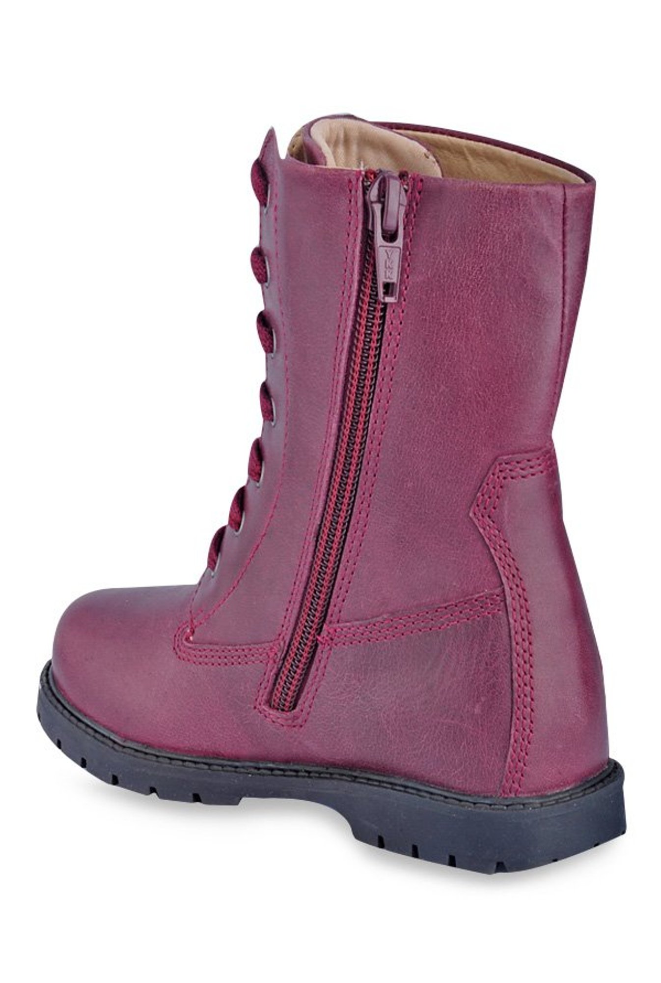 Beanz Kids Tara Purple Derby Boots