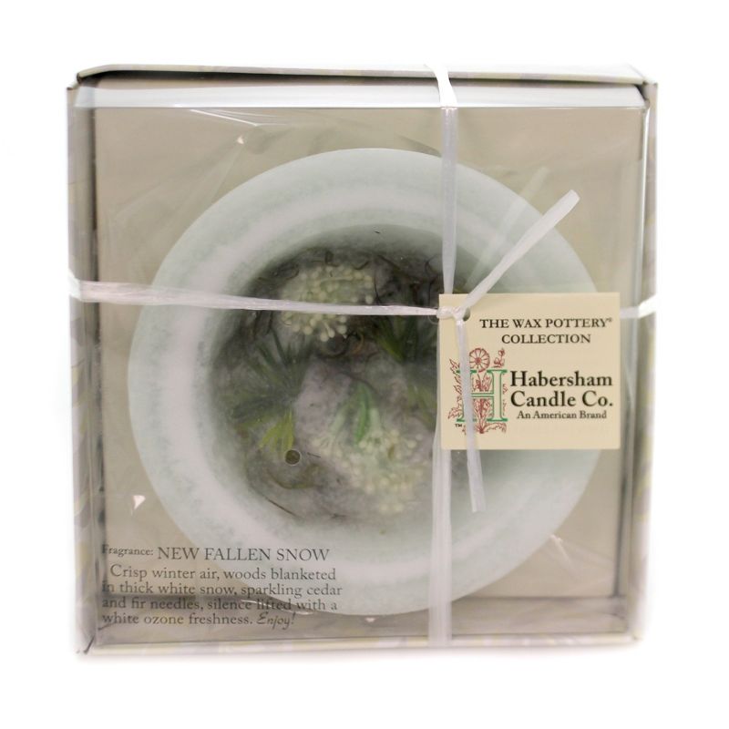 Habersham Candles 1.75" New Fallen Snow Small Vessel Flameless Candle  -  Flameless Candles