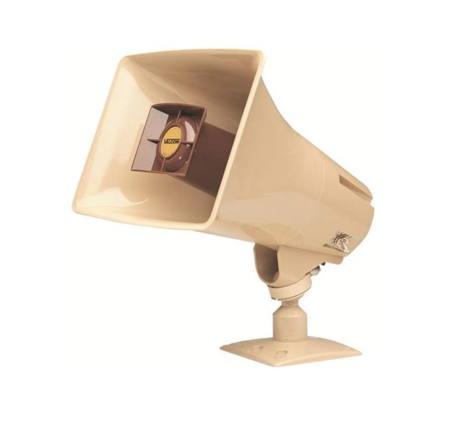 ONE-WAY, 5 WATT AMPLIFIED HORN, BEIGE