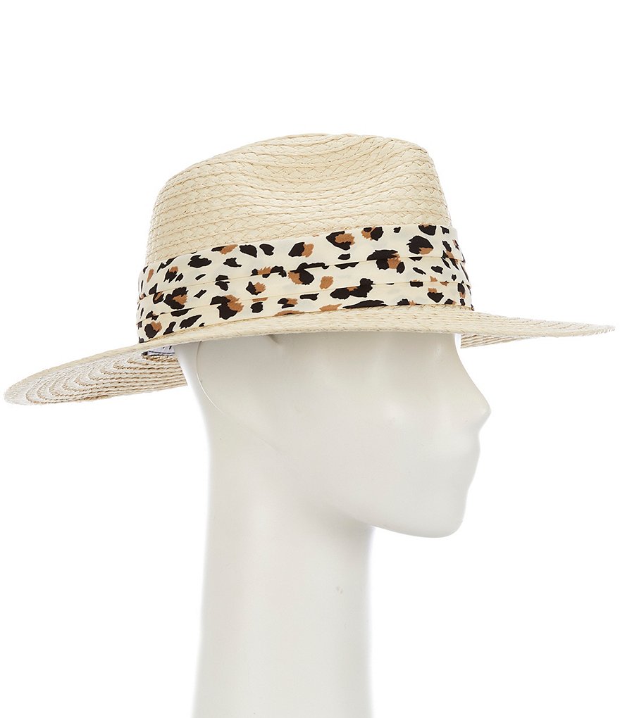 Anna & Ava Leopard Band Sun Hat
