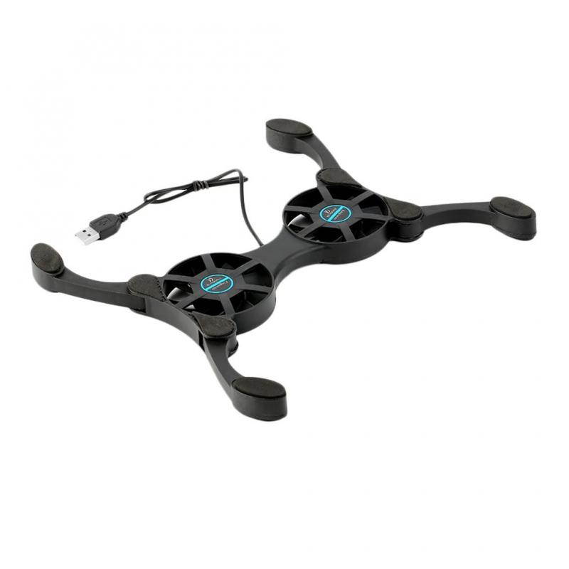 Madeng Laptop Cooling Pads Usb With Double Fans Mini Octopus Non Slip Mats New Foldable