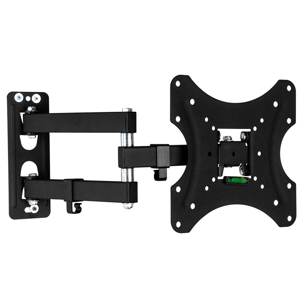 LEADZM 26-55" Adjustable Wall Mount Bracket Rotatable TV Stand TMX200 with Spirit Level
