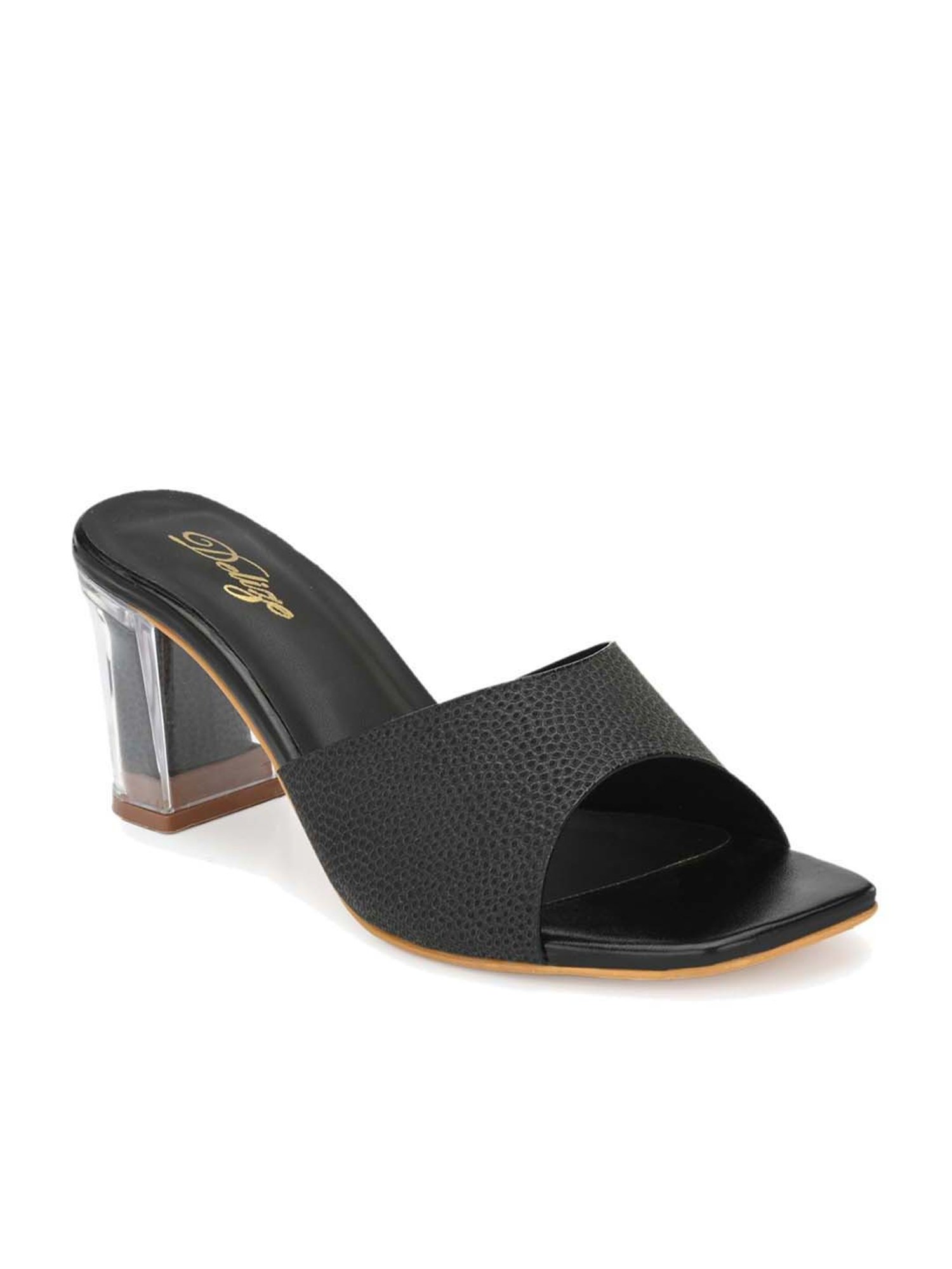 Delize Women's Black Casual Sandals