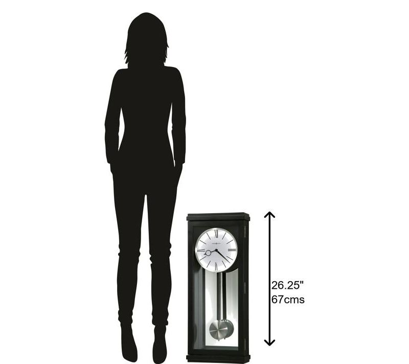 20" Metal Cut Out Roman Numeral Wall Clock Black - Patton Wall Decor