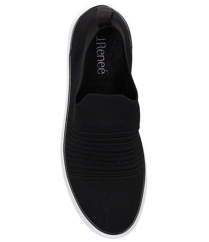 J. Renee Ishna Knit Slip-On Sneakers