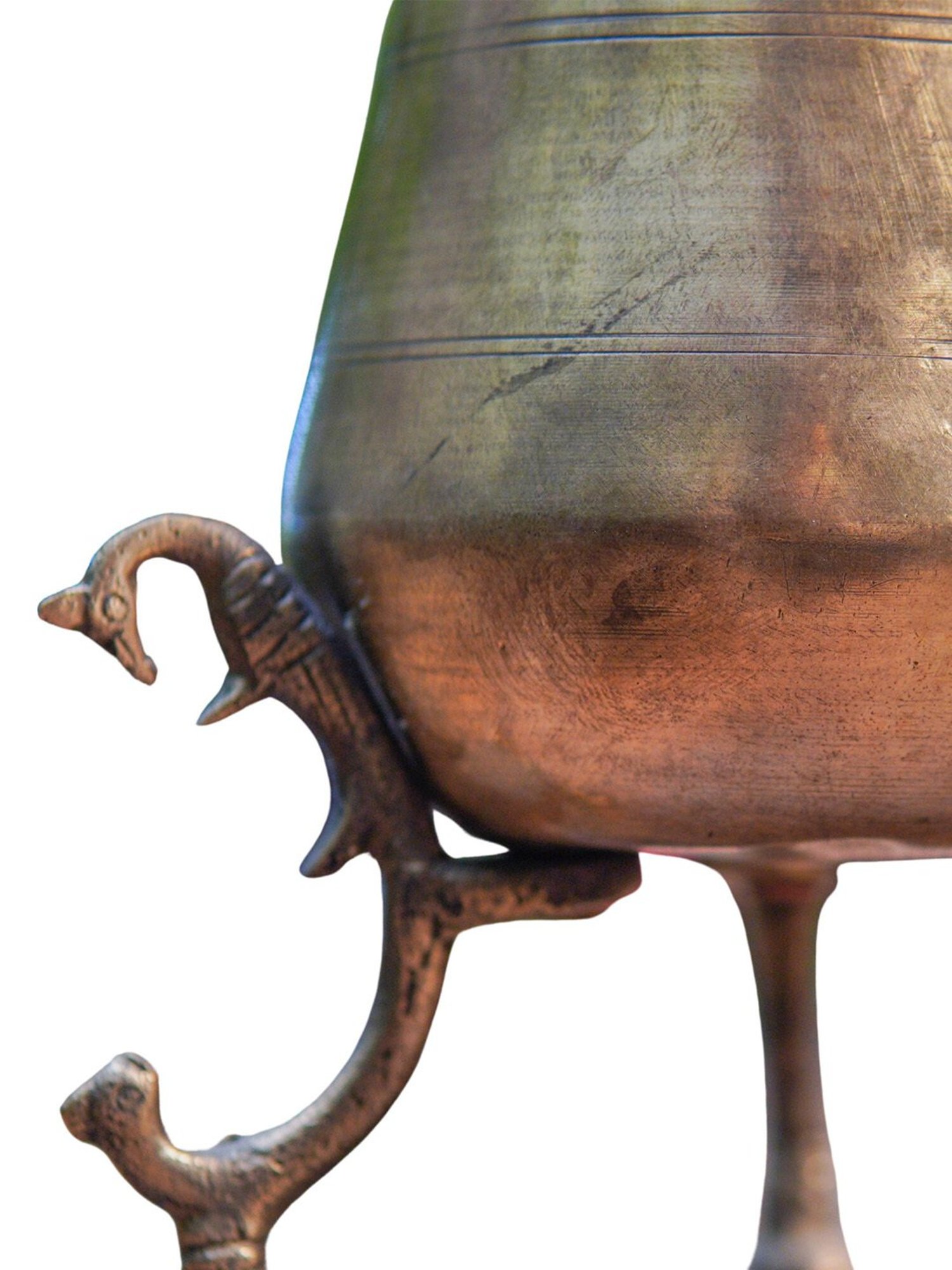 Ambi Vintage Brass Lota (With Legs)