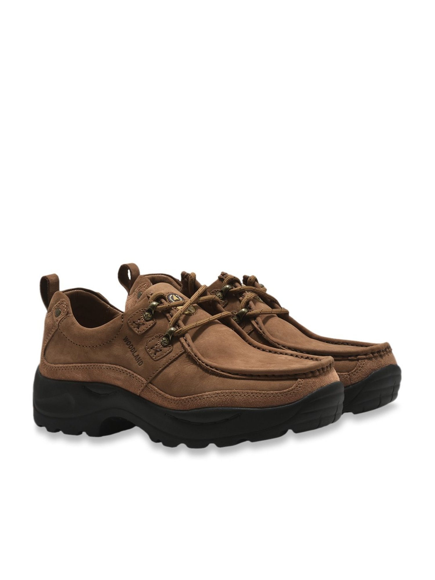 Woodland Men's Brown Derby Shoes