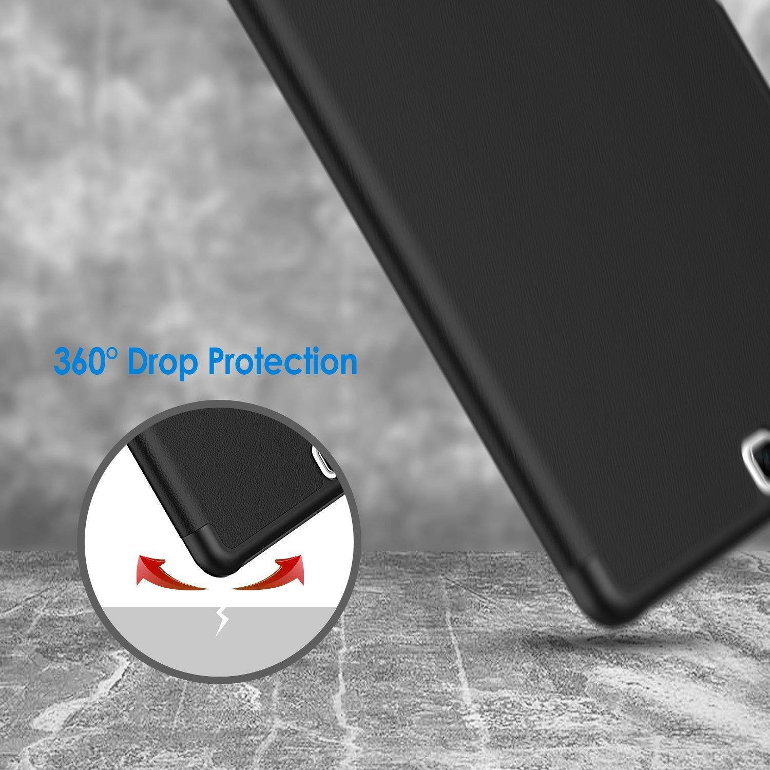 jetech case for samsung galaxy tab a 9.7 inch tablet with auto sleep/wake feature, black