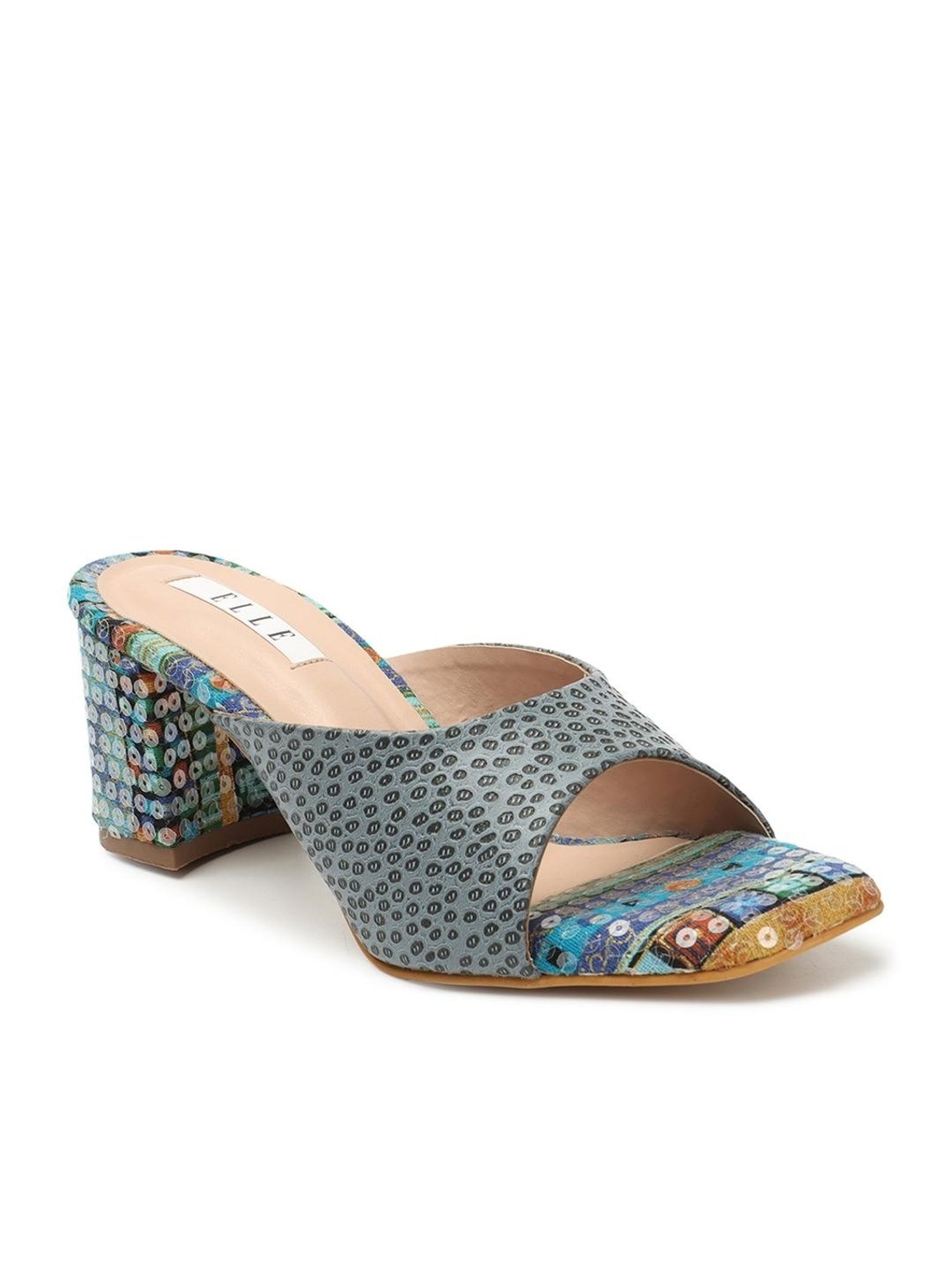 Elle Women's Grey Casual Sandals