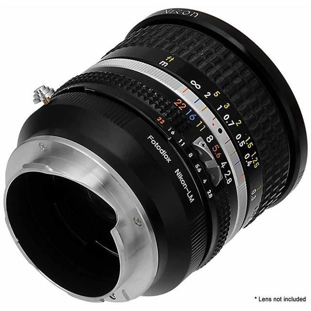 Fotodiox Mount Adapter for Nikon F Lens to Leica M Camera #NK-LM