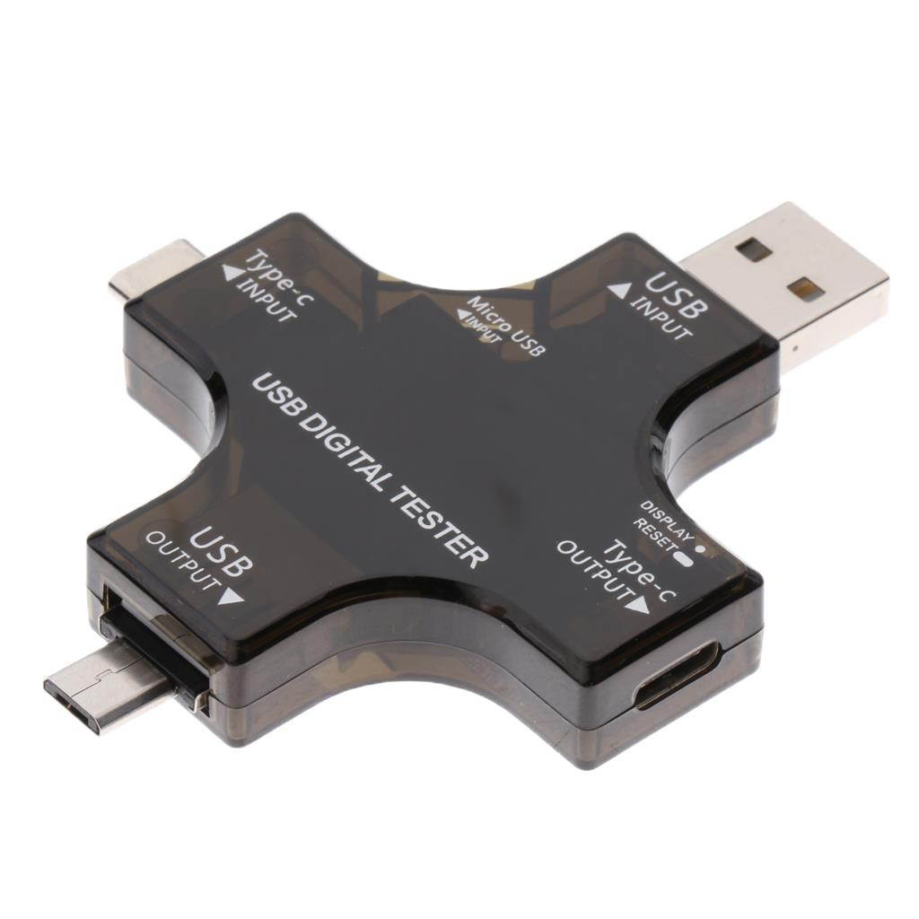 USB -C LCD Digital Multimeter Charging Monitor Tester USB-c Voltage Current