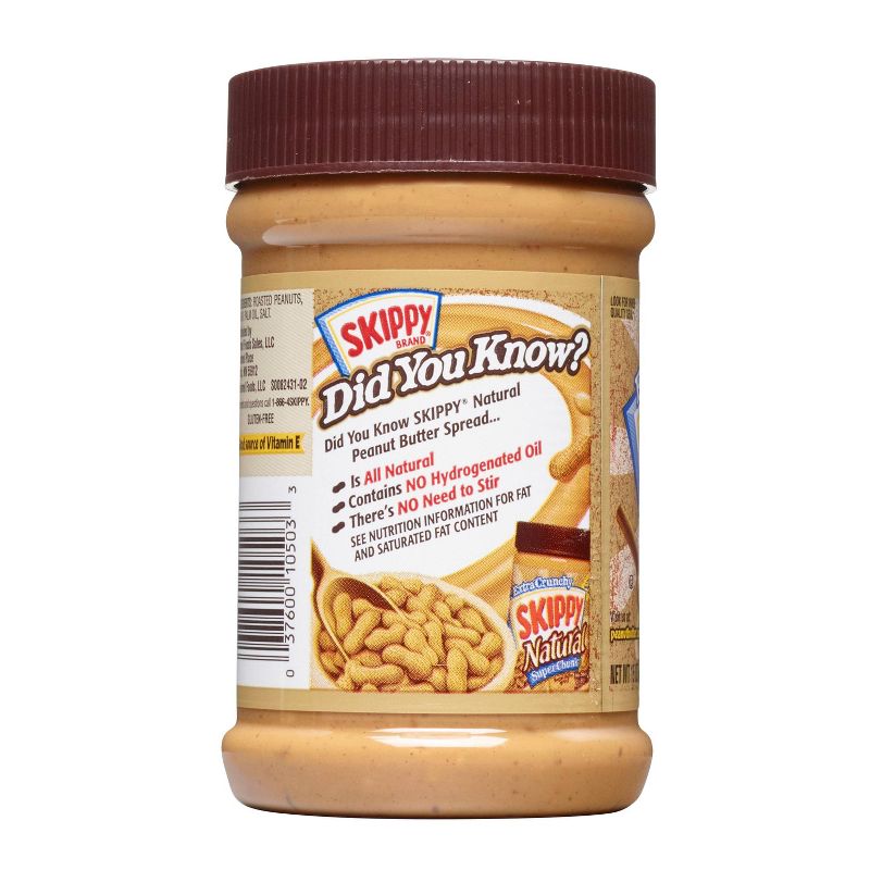 Skippy Natural Super Chunk Peanut Butter - 15oz