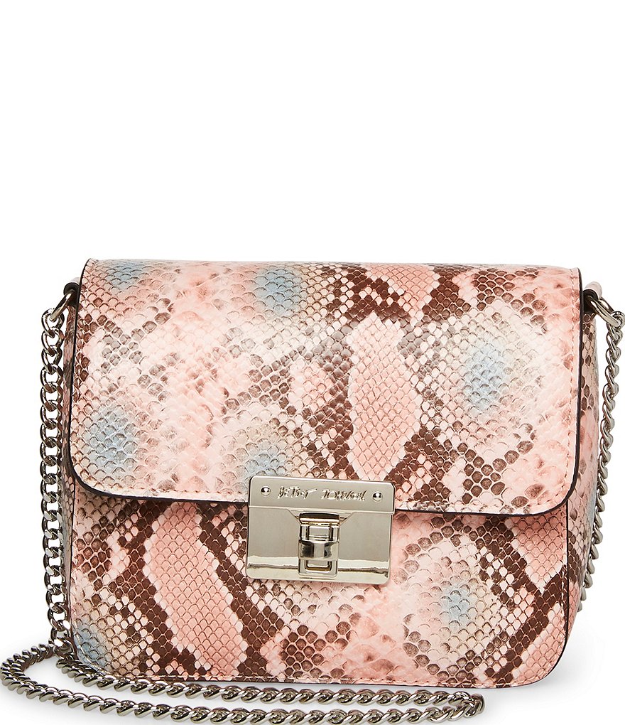 Betsey Johnson Snake Chain Strap Crossbody Bag