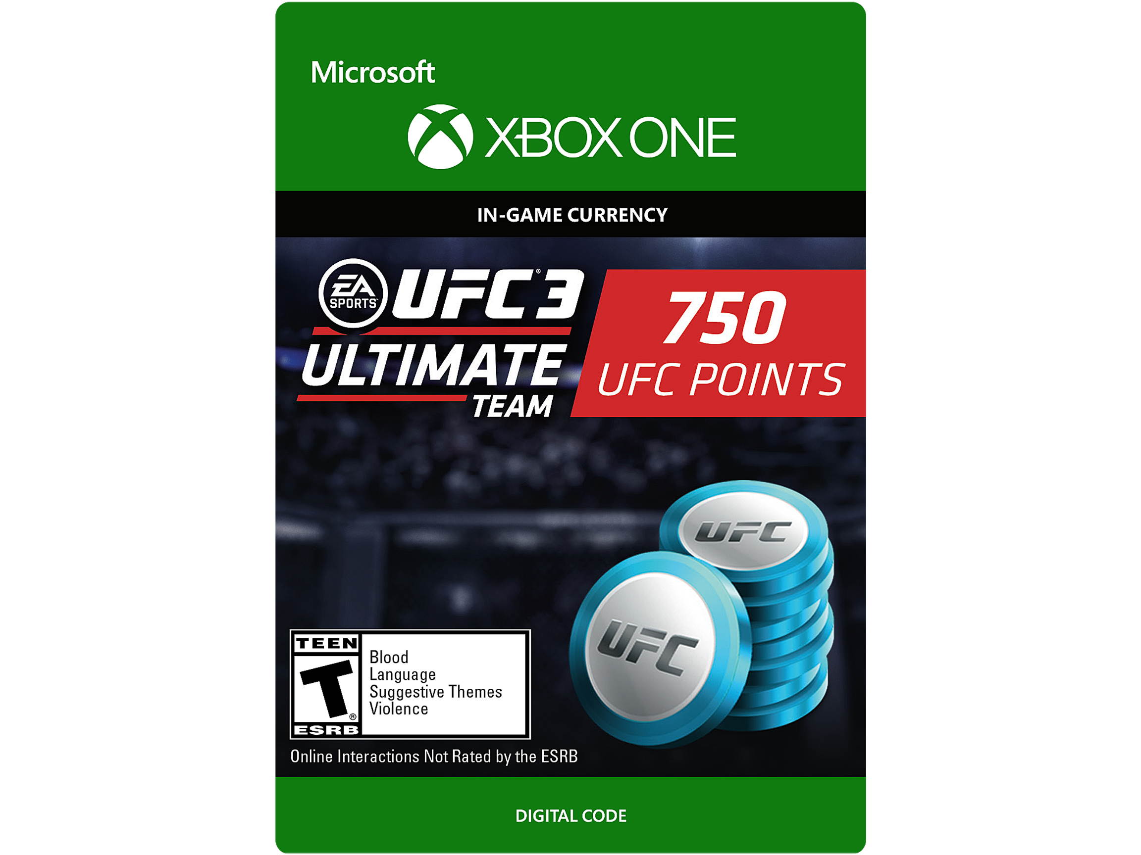 UFC 3: 4600 UFC Points Xbox One [Digital Code]