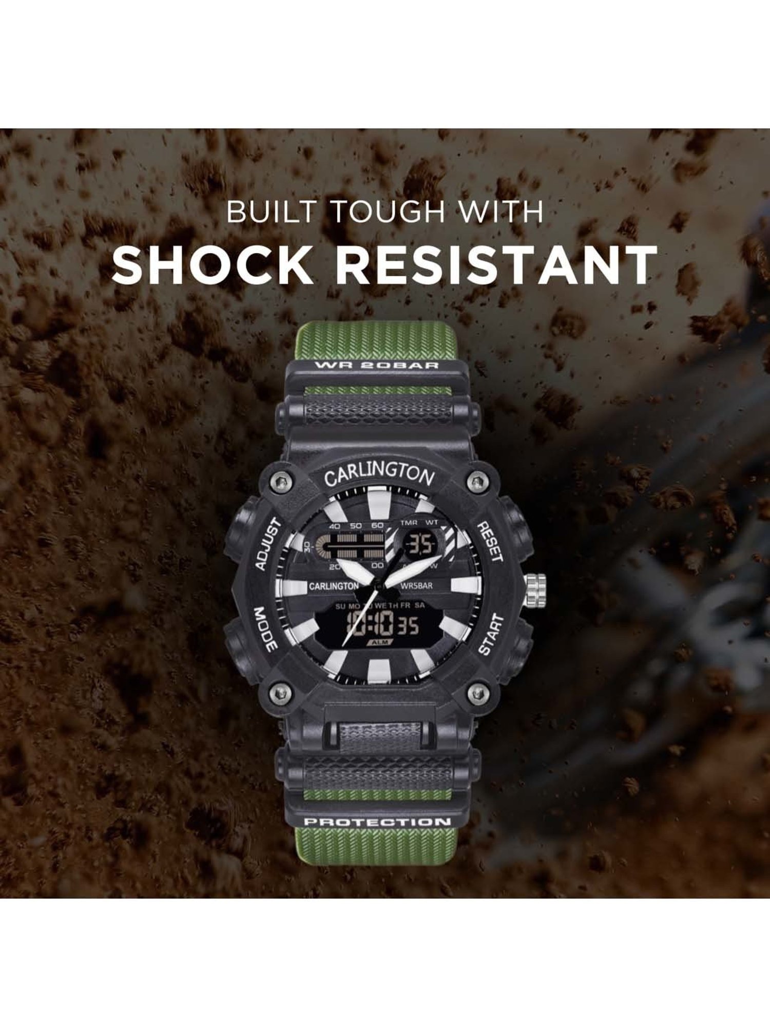 CARLINGTON Endurance 3311 Analog-Digital Watch for Men