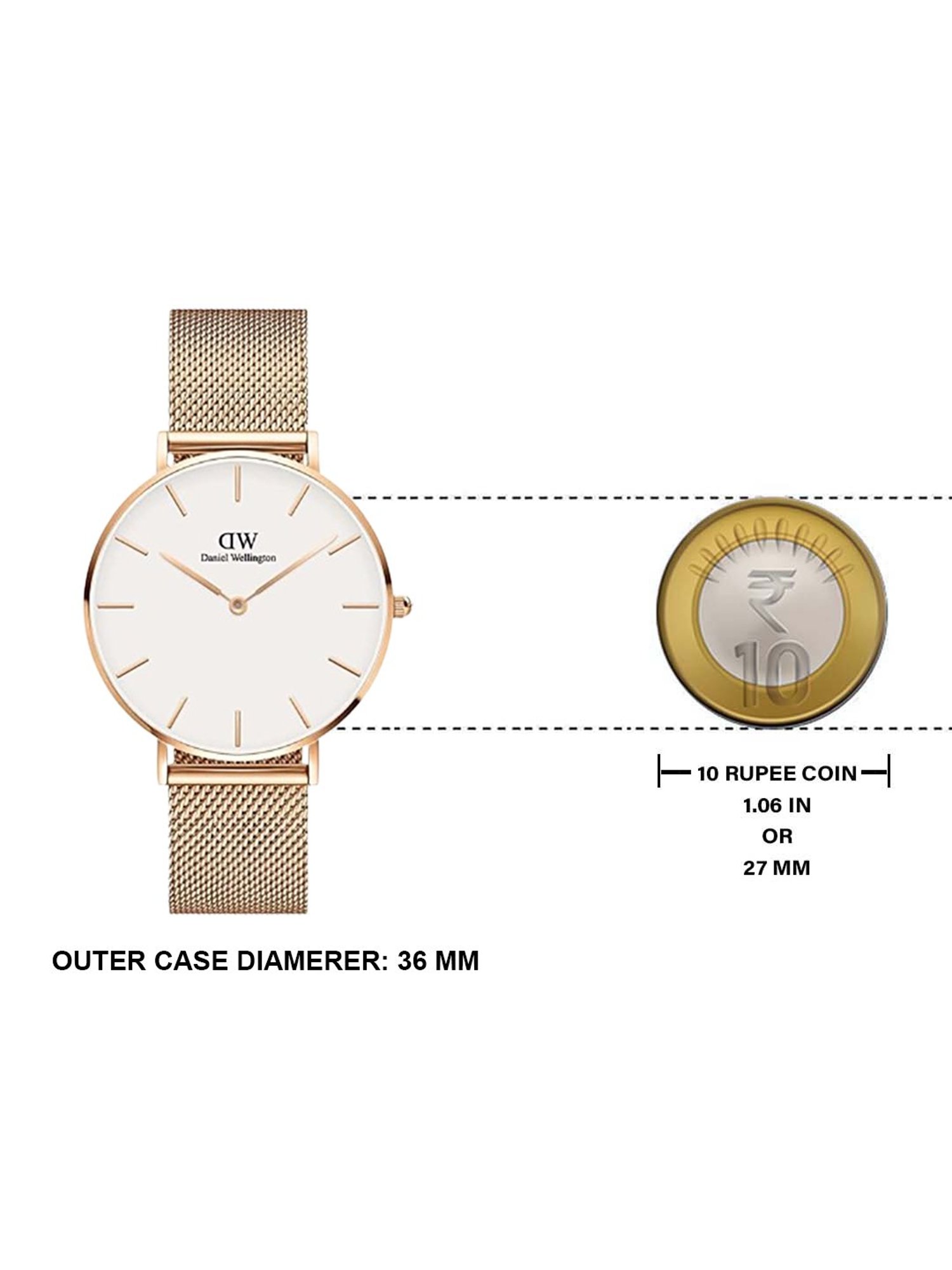 Daniel Wellington DW00100305 Petite Melrose Analog Unisex Watch