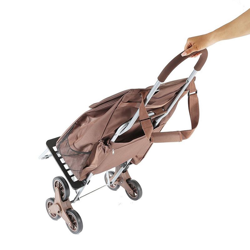 Suncast 15 Gallon Poly Multipurpose Rolling Lawn and Garden Cart, Taupe (2 Pack)