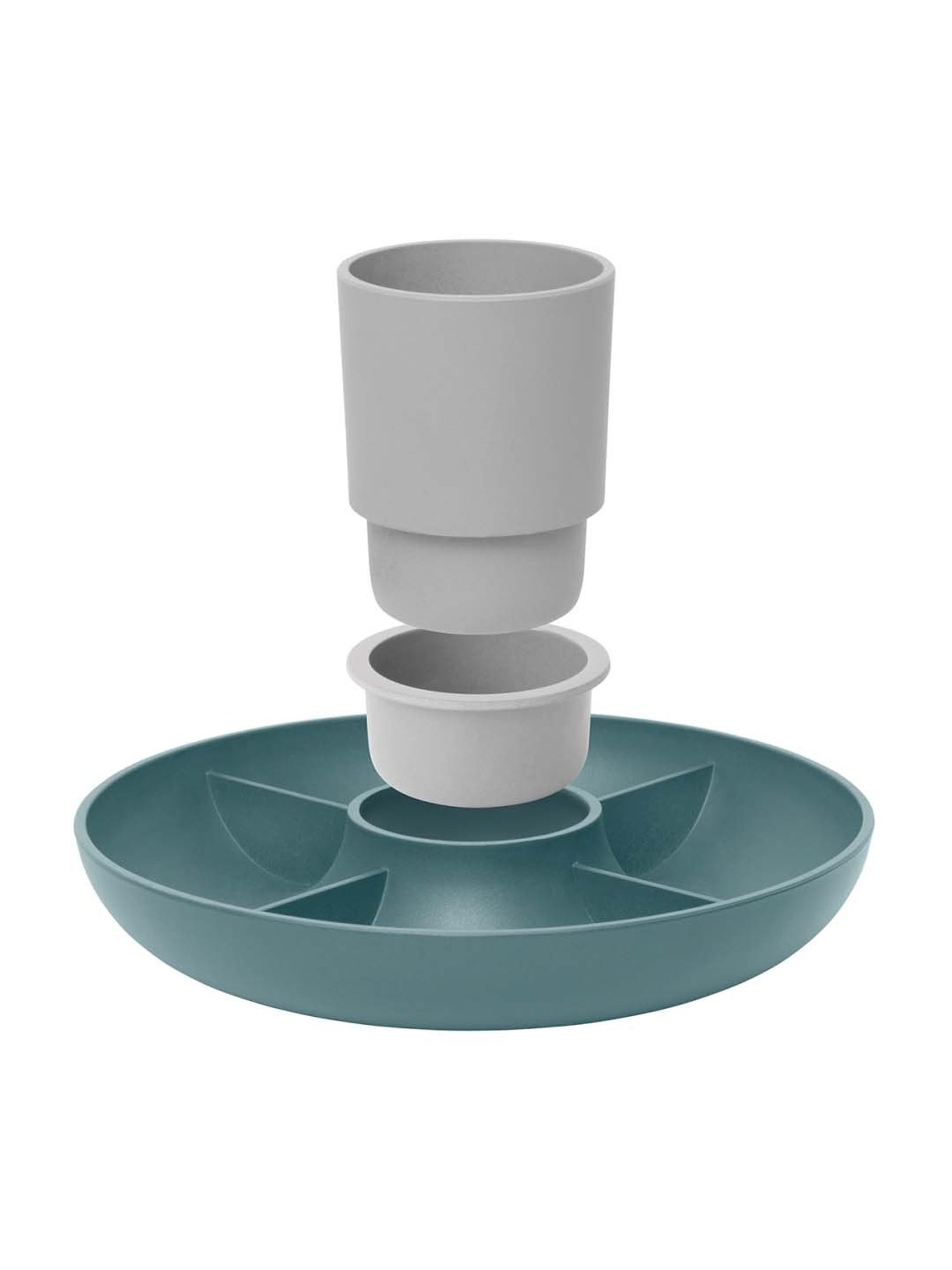 BergHOFF Leo Teal Green Bamboo Dry Fruit Platter - Set of 1