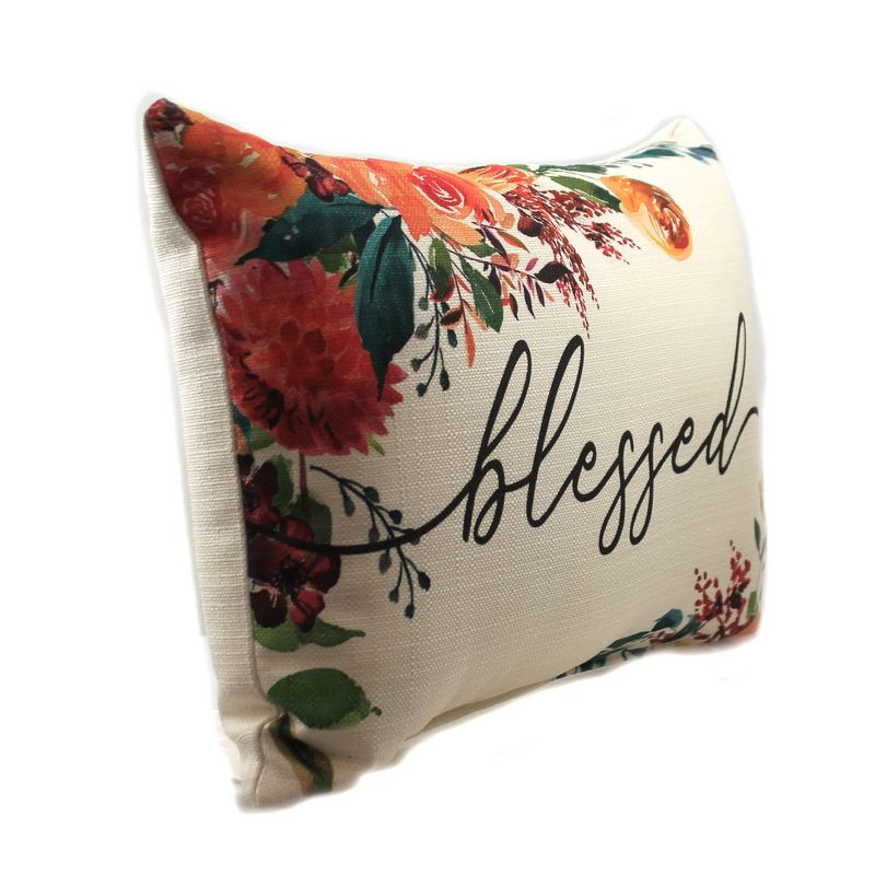 Fall 14.0" Blessed Pillow Thanksgiving Home Decor  -  Decorative Pillow