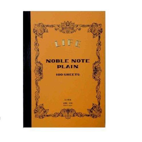 Life Noble Notes Bound On Side Stitched Notebooks: 6 in x 8 in. (Brown Cover, Blank Pages)