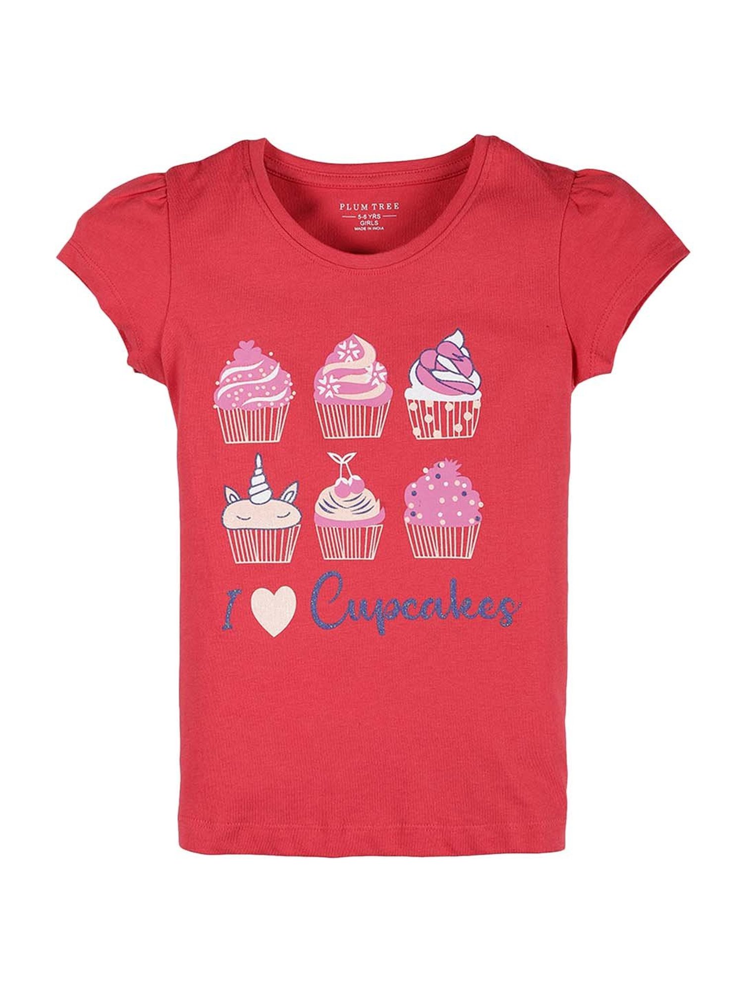 Plum Tree Kids Multicolour Cotton Printed T-Shirts