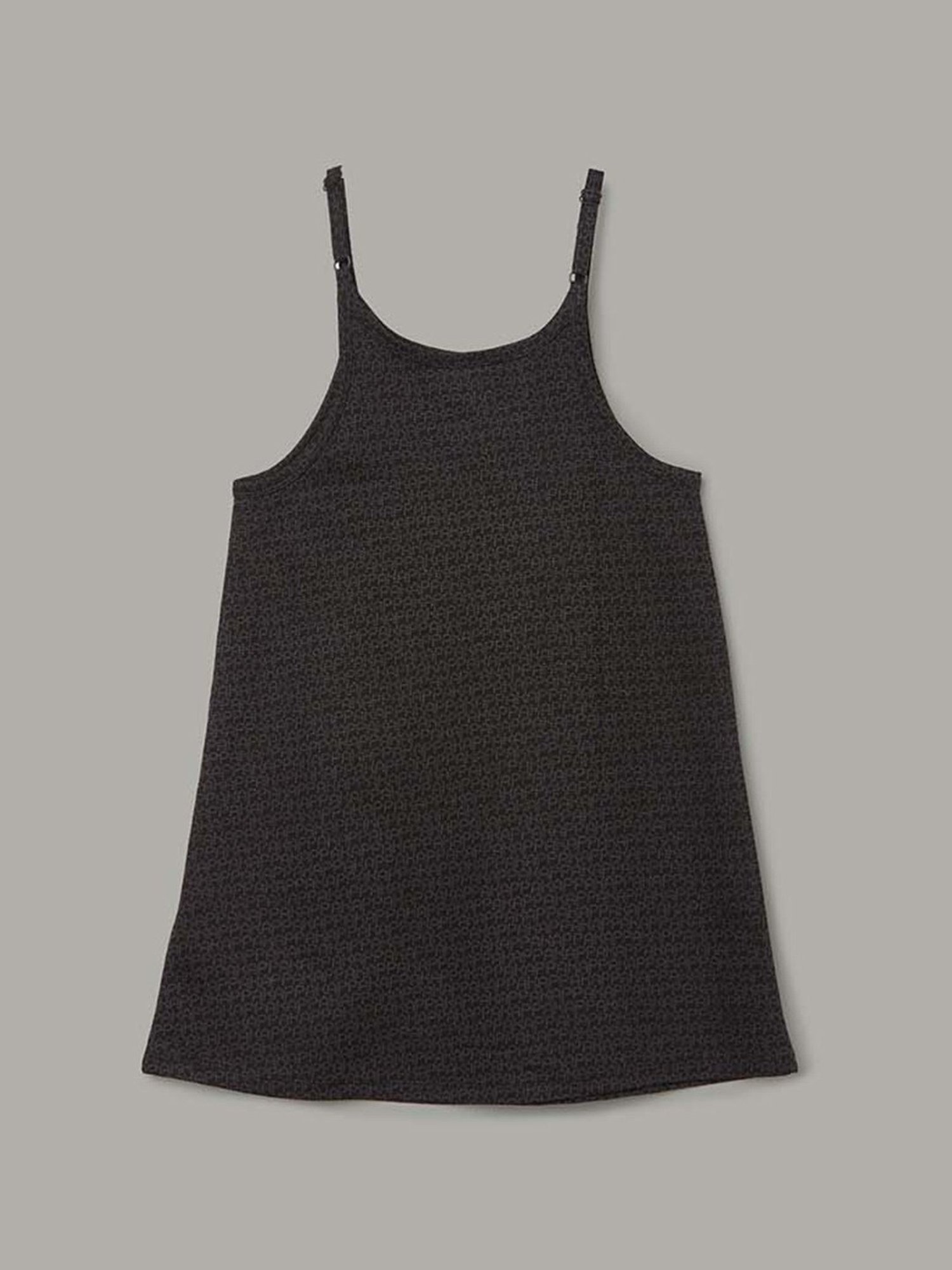 KAPPA Kids Black & White Cotton Printed Dress Set