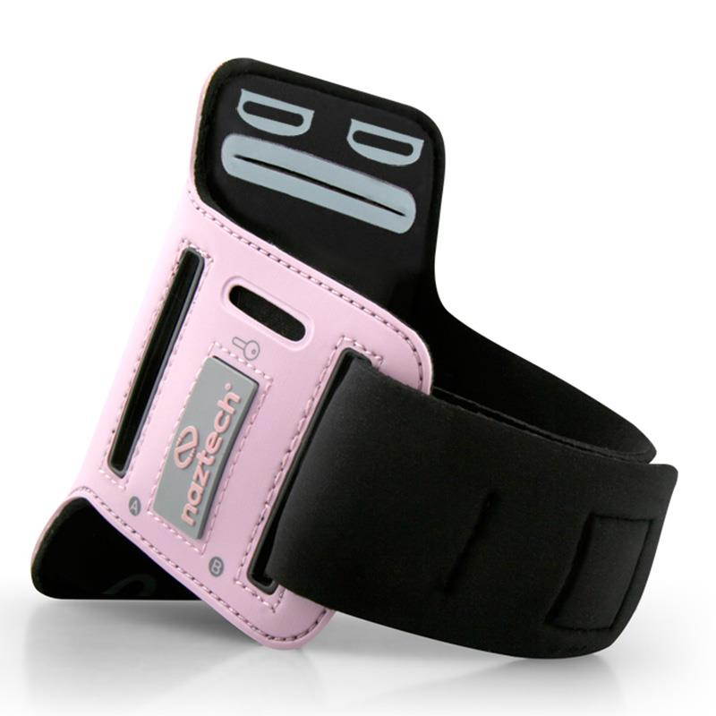 Naztech Universal Sports Armband for Most Large Smartphones - Pink - Retail (12211)