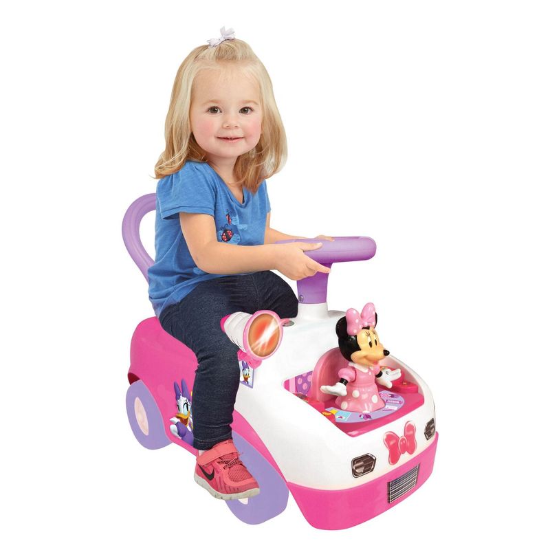 Kiddieland Minnie Mouse Dancing Activity Interactive Ride On Car with Sounds