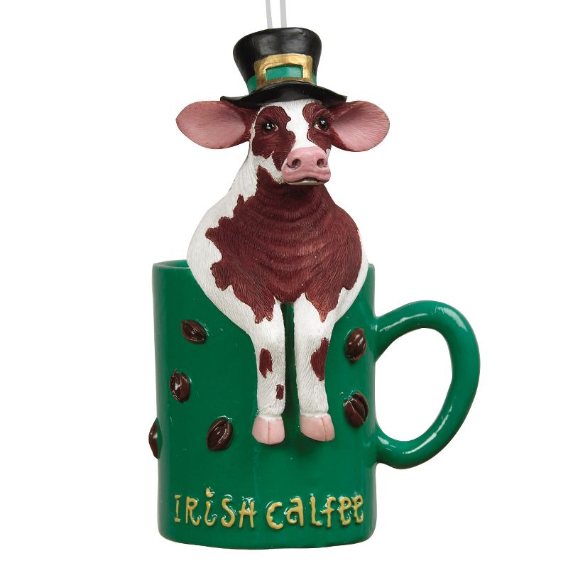 Noble Gems 4.0" Irish Angel Harp Saint Patricks Day  -  Tree Ornaments