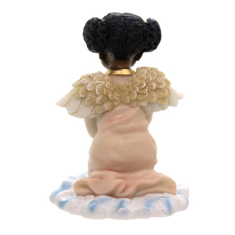 Black Art 3.5" Praying Angel Girl Religious Culture Heritage  -  Decorative Figurines