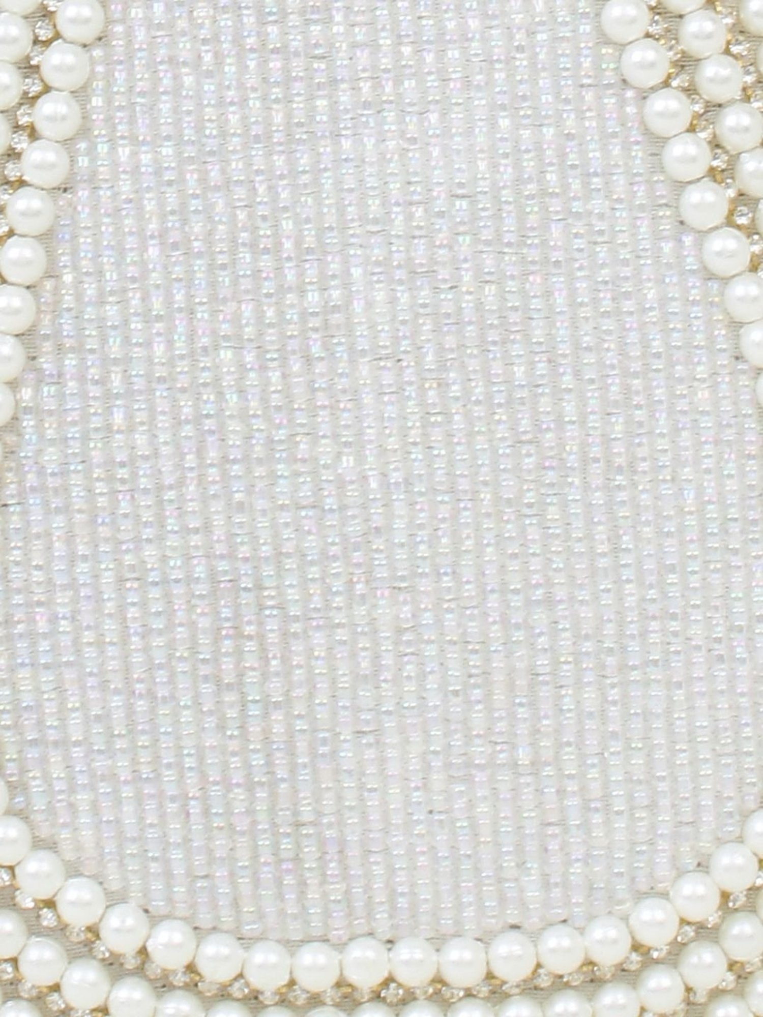 Spice Art White Clutch