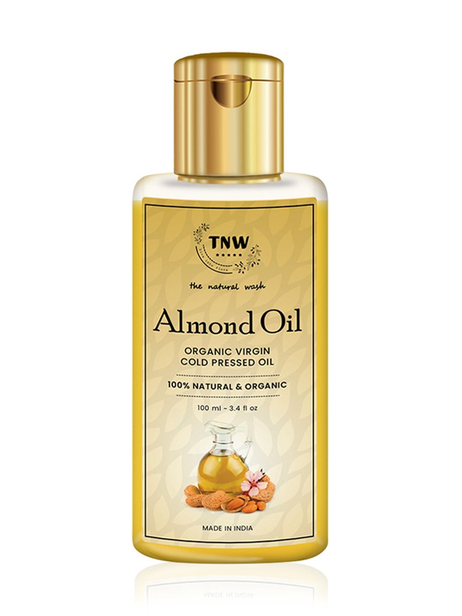 TNW-The Natural Wash Almond Oil D Tan Pack & Rose Water - 320 ml