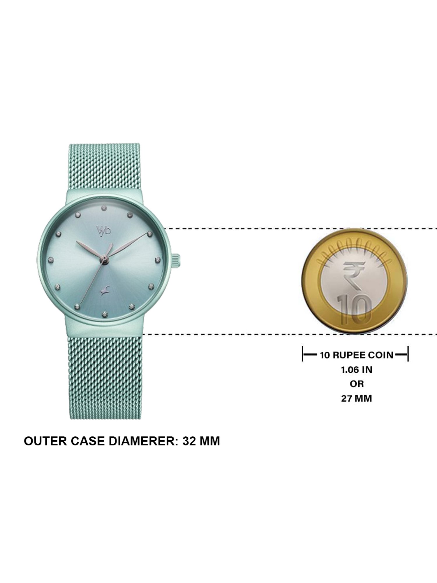 Fastrack Vyb 3.0 FV60046QM02W Analog Watch for Women